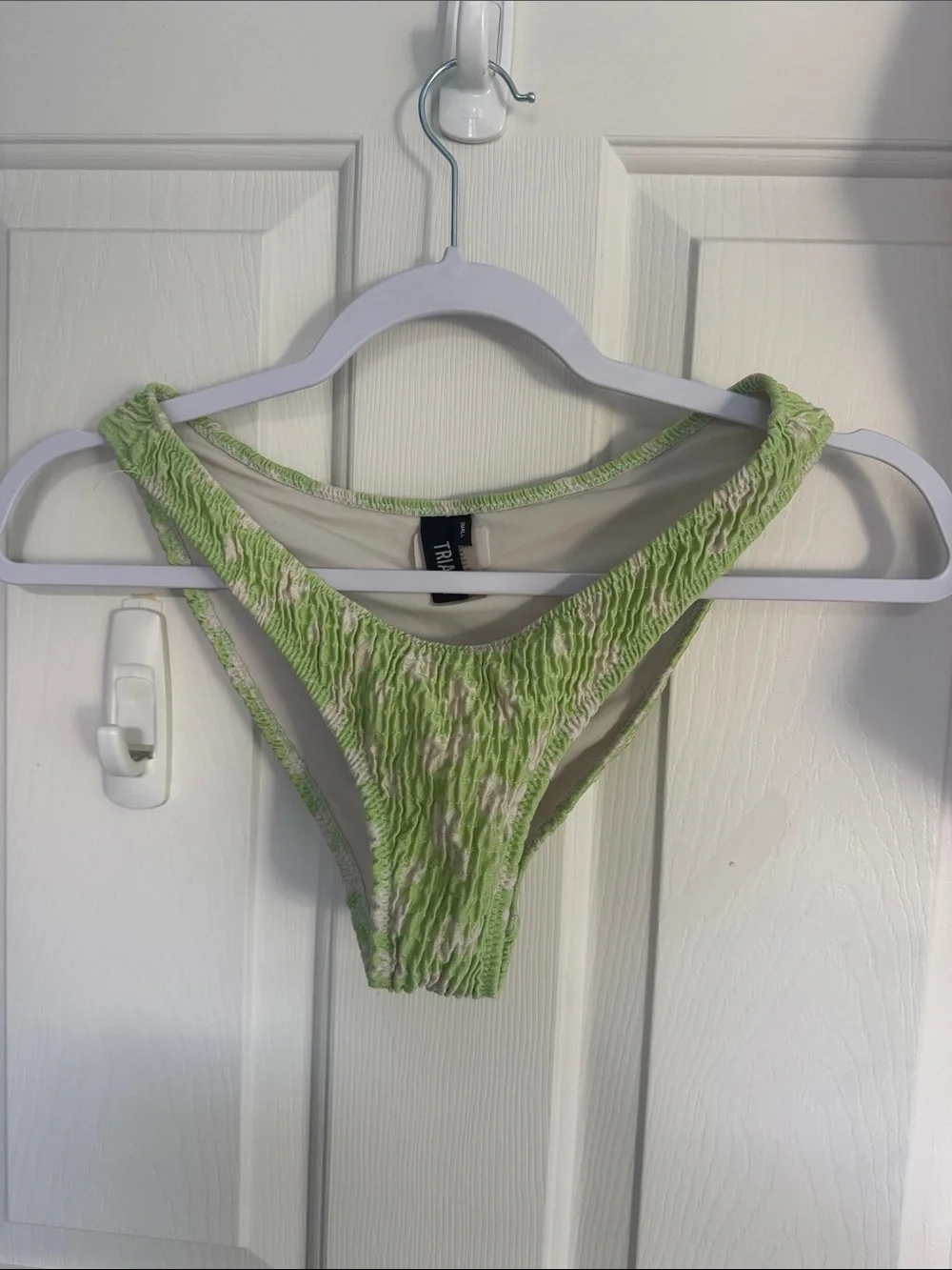 triangl swimwear Light Green Patterned bikini set